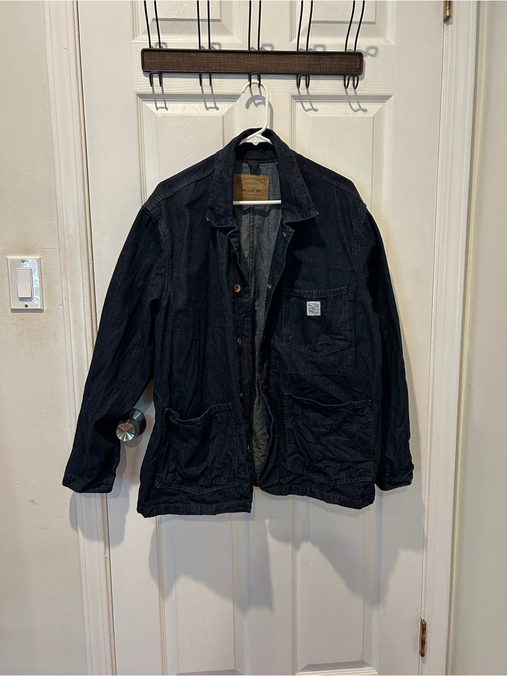 Dark Wash Denim Work Jacket